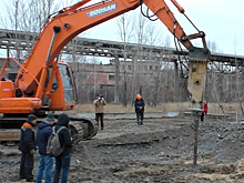 На «Свободном соколе» испытывают сваи из ВЧШГ