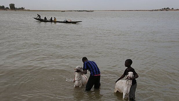 В Мали опрокинулось и затонуло речное судно