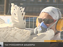 Первый международный скульптурный симпозиум проходит в Нижнем Новгороде