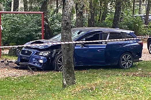 В Подмосковье взорван припаркованный Subaru