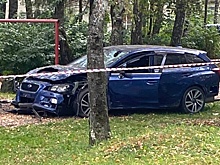В Подмосковье взорван припаркованный Subaru