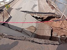 Мост обрушился в подмосковной Истре