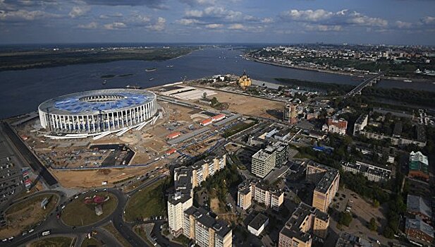 Стадион "Нижний Новгород" торжественно открыли к ЧМ