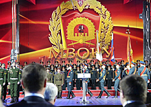 Вековой юбилей Московского высшего общевойскового училища отметили гала-концертом в Государственном Кремлевском дворце