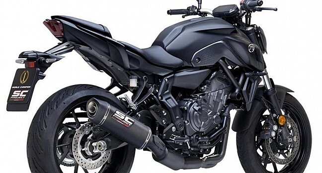 SC выпускает полную систему SC1-S для новой Yamaha MT-07