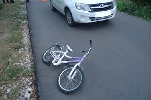 В Тамбовской области водитель Lada сбил маленькую девочку на велосипеде