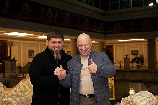 Кадыров встретился с Пригожиным