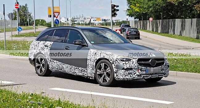 Прототип нового Mercedes C-Class All-Terrain 2022 года заметили на тестах