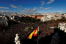 На митинг против правительства Испании в Мадриде вышли более 30 тыс. человек