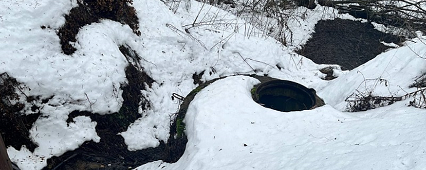 В г.о. Красногорск выявили сброс нечистот с бесхозной канализационно-насосной станции