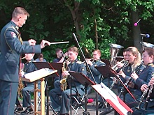 В парке «Фили» выступил оркестр Военного университета имени князя Александра Невского