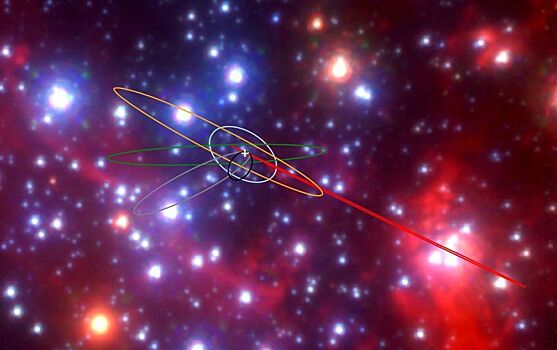 Черная дыра в центре Галактики «зажигает» новые звезды необычного типа