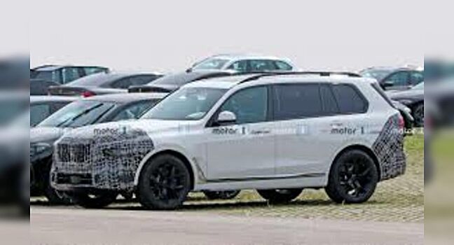 BMW вывел на тесты обновленную версию кроссовера X7