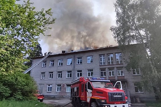 Площадь пожара в больнице Новосибирска выросла до 1,8 тысячи "квадратов"