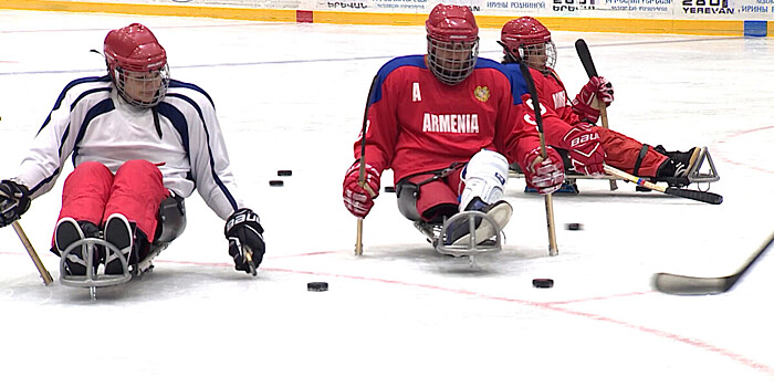 Сборная Армении по следж-хоккею готовится к чемпионату мира