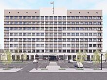 В центре Барнаула реконструируют советское офисное здание