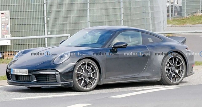 Обнародованы снимки тестового прототипа новой версии Porsche 911