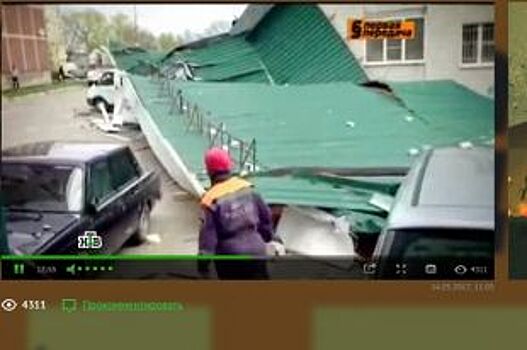 Рухнувшую на авто крышу в Ставрополе показали в «Первой передаче» на НТВ