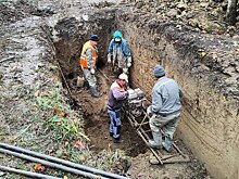Активную фазу стройки важной части водовода начали в Горячем Ключе