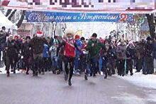 Около 2 тысяч ростовчан приняли участие в новогоднем забеге