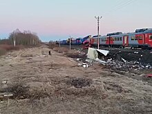 Число пострадавших при столкновении грузовика с поездом под Ярославлем выросло до 11