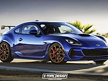  		 			Дизайнеры показали новый Subaru BRZ STI 2022 года 		 	