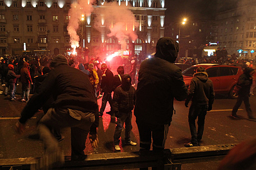 В Москве задержали 60 футбольных фанатов