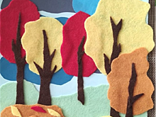 Экоцентр «Лесная сказка» рассказал, как сделать аппликацию из фетра «Осенний лес»