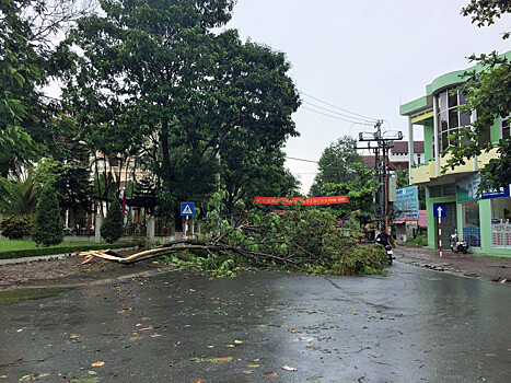 Из-за тайфуна Хато на севере Вьетнама повреждены более 700 домов