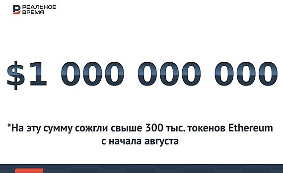 С начала августа "сожгли" более $1 млрд в токенах Ethereum — много это или мало?