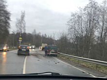 Массовая авария произошла в Энколово