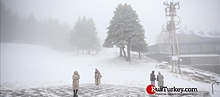 Горнолыжный курорт «Улудаг» в Турции покрылся снегом