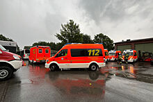 В Германии 38 школьников госпитализировали после удара молнии