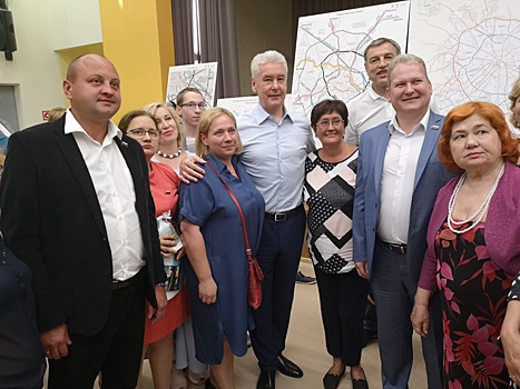 Марьино ждет большое будущее: мэр Москвы встретился с жителями района