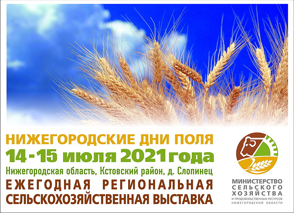 Выставка «День поля-2021» пройдет в Нижегородской области 14−15 июля