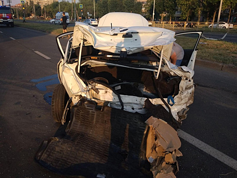 В Тольятти 10 июля четыре человека пострадали в столкновении Toyota и Volkswagen