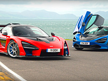 McLaren Senna и 720S сравнили в дрэг-гонке