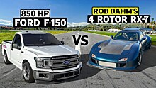 Видео: уникальную полноприводную Mazda RX-7 свели в гонке с пикапом Ford F-150