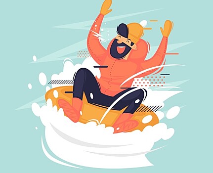 Видео дня: петербуржец устроил «покатушки на ватрушке» по КАДу