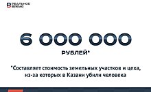 Цифра дня: в Казани застрелили человека из-за активов стоимостью 6 млн рублей