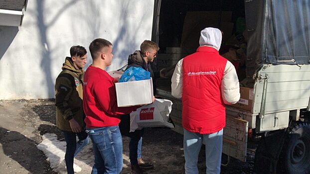 Валерий Лидин организовал доставку гумпомощи в пункт размещения эвакуированных из Донбасса