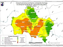На большей части Подмосковья 2 октября ожидается III класс пожарной опасности