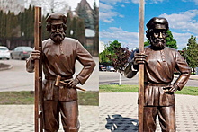 В российском городе украли молоток у скульптуры