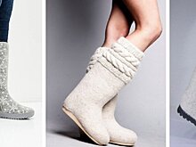 Вышивка, аппликация и стразы: самые милые валенки этой зимы