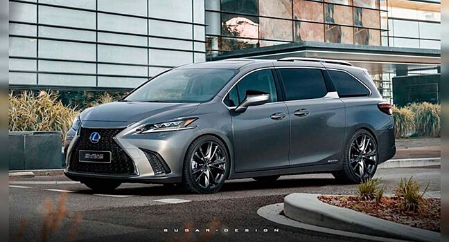 В Сети представили рендеры нового минивэна Lexus