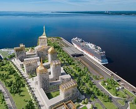 На намыве Васильевского острова началось строительство нового квартала Golden City