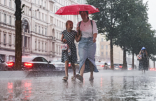 Ливень затопил Москву