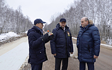 Рязанские власти проверили ремонт дороги в Шиловском районе