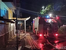 В Курске спасли человека из горящей квартиры