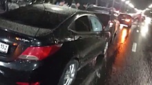 5 машин столкнулись на Мызинском мосту в Нижнем Новгороде